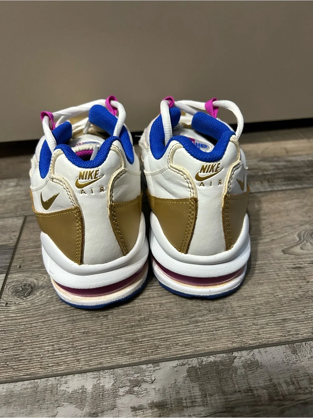 Nike Air Max 95 LE GS Peanut butter & jelly White Gold Blue Pink